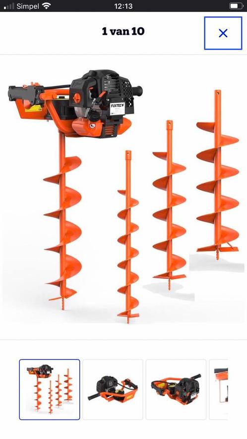 Grondboor te huur, Tuin en Terras, Palen, Balken en Planken, Zo goed als nieuw, Planken, 250 cm of meer, Ophalen of Verzenden