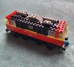 Lego trein 12 Volt blauwe rails locomotief (set 727), Ophalen of Verzenden, Gebruikt, Complete set, Lego