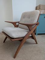 Oude fauteuil, Huis en Inrichting, Fauteuils, 75 tot 100 cm, Ophalen of Verzenden, Zo goed als nieuw, Stof
