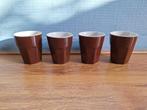 Set van 4 Senseo bekers, Huis en Inrichting, Keuken | Servies, Gebruikt, Ophalen of Verzenden, Effen, Kop(pen) en/of Schotel(s)