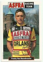 Foto Franky van Haesebroucke - Asfra Racing Team, Verzenden, Zo goed als nieuw, Overige typen