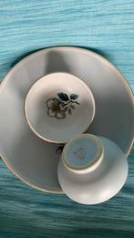Flora plateel pindaset, Ophalen of Verzenden, Zo goed als nieuw, Bord(en), Overige stijlen