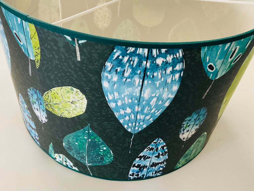 Lampenkap van designers guild 41 cm tulsi eau de nil, Huis en Inrichting, Ophalen of Verzenden, Nieuw, Rond, Minder dan 25 cm