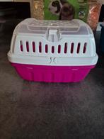 Hamster reismandje roze, Ophalen, Transportkoffer of -box