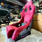 NRG Prisma Ultra Alcantara Maroon Rood Kuipstoel Sportstoel, Ophalen of Verzenden