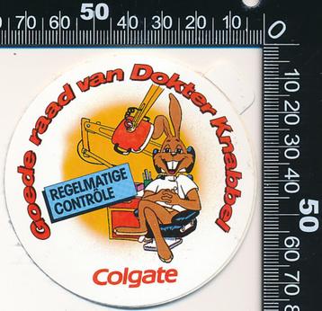 Sticker: Colgate - Goede raad van Dokter Knabbel - Regelmati