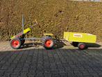 Unieke Claas trekker skelter met aanhanger, Ophalen, Gebruikt, Met kar of aanhanger