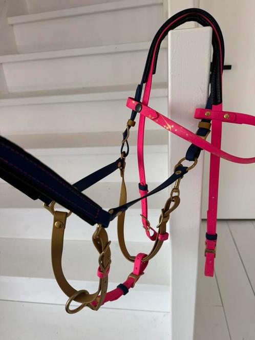 Bybaukje Biotane Clickbridle, Dieren en Toebehoren, Paarden en Pony's | Hoofdstellen en Tuigage, Zo goed als nieuw, Recreatie