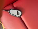 Elektrische Relaxfauteuil - Rood Leer, Huis en Inrichting, Fauteuils, Ophalen, Gebruikt, Leer, 75 tot 100 cm
