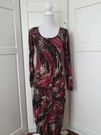 Isla Ibiza nieuwe grijs roze veren panter print jurk, maat S, Nieuw, Ophalen of Verzenden, Isla Ibiza, Maat 36 (S)