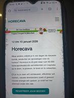 Kaartje Horecava 2026 normaal 95 euro, Tickets en Kaartjes, Beurzen, Eén persoon, Januari, Meerdaags