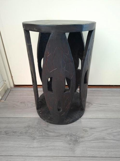 Bijzet tafel / kruk, Huis en Inrichting, Tafels | Bijzettafels, Nieuw, Rond, 45 tot 60 cm, Minder dan 55 cm, Hout, Ophalen of Verzenden