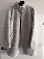 Licht grijze gemêleerde jas, maat 46, Maat 46/48 (XL) of groter, Nieuw, Ophalen of Verzenden, District