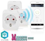 SmartLife Wi-Fi Smart Stekker, Stopcontact, 3-pack 3680 watt, Nedis SmartLife, Overige typen, Nieuw, Info@marbeco.nl