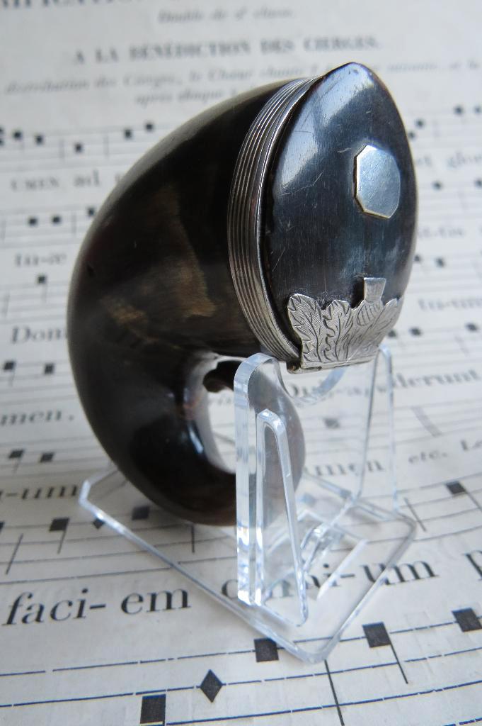 Antieke Schotse snuff mull snuiftabak hoorn c.1790, Antiek en Kunst, Antiek | Overige Antiek, Ophalen of Verzenden