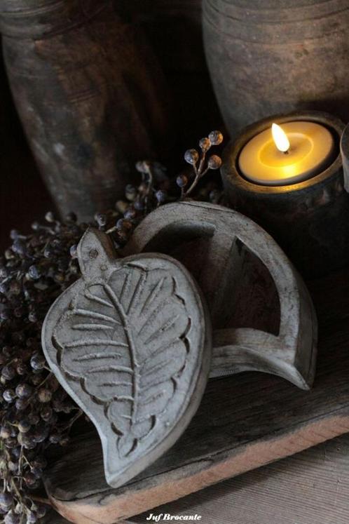 Kruidenbakje / spicebox leaf grijs of zwart, Huis en Inrichting, Woonaccessoires | Overige, Nieuw, Ophalen of Verzenden