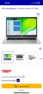 Acer aspire 3, Computers en Software, Windows Laptops, Ophalen, 2 tot 3 Ghz, 15 inch, Zo goed als nieuw