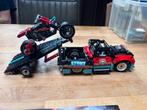Technisch lego Truck met stuntmotor, Ophalen of Verzenden, Zo goed als nieuw, Complete set, Lego