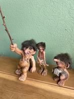 3 Originele Noorse Trollen Beelden, Ophalen of Verzenden