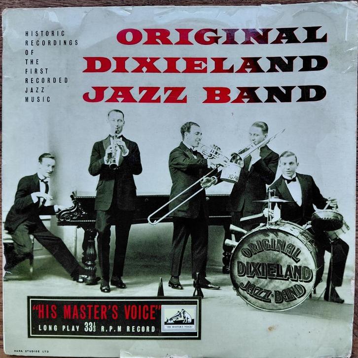 LP: Original Dixieland Jazz Band/ Jass Band, Cd's en Dvd's, Vinyl | Jazz en Blues, Gebruikt, Jazz, 1960 tot 1980, 10 inch, Ophalen of Verzenden