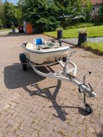 Bootje incl yamaha 4-tact en trailer met beetje werk €1100,-, Watersport en Boten, Vis- en Consoleboten, Ophalen, Tot 10 pk, Zo goed als nieuw