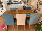Steigerhouten tafel 200x100 cm, Ophalen, 200 cm of meer, 50 tot 100 cm, Zo goed als nieuw