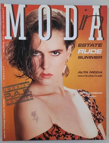 Italiaans magazine MODA IN, uitgave april/juni 1984 beschikbaar voor biedingen