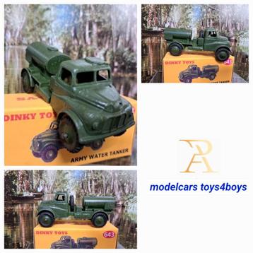 Dinky Toys no 643 Army Water Tanker 1/43 beschikbaar voor biedingen