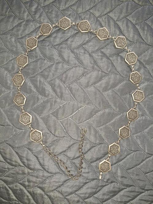 VINTAGE METALEN CEINTUUR HEUP OF TAILLE.1.10 CM.LANG, Kleding | Dames, Riemen en Ceinturen, Zo goed als nieuw, 100 cm of meer