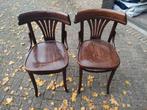 2 Thonet model stoelen, Ophalen, Gebruikt, Bruin, Twee