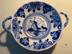 Delftsblauw schaal met molen, Ophalen of Verzenden