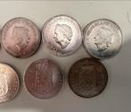 Zilveren Tientjes Juliana 11 stuks, Postzegels en Munten, Koningin Juliana, Zilver, Ophalen of Verzenden, Losse munt