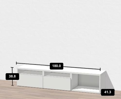 Ikea Besta Meubel Wit Basic, Huis en Inrichting, Kasten | Televisiemeubels, Gebruikt, Ophalen of Verzenden