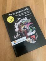 Boek dit is onderzoek, Ophalen, Zo goed als nieuw, HBO, Ben Baarda