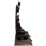 Himalaya / Newar vuurverguld bronzen Shakyamuni Boeddha, Ophalen of Verzenden, Gebruikt