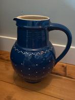 Donkerblauwe Keramische Vaas met Stippen, Ophalen