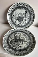 Vintage XXL Deens Bjorn Wiinblad Wandbord Herfst Winter 60s, Ophalen of Verzenden