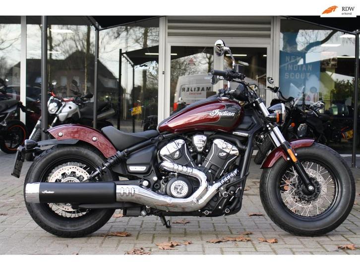Indian Chopper 76 Scout Lim Bobber Limited +Tech, 24 MND GAR, Motoren, Motoren | Overige merken, Bedrijf, Chopper, meer dan 35 kW