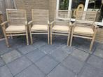 Te koop Hartman tuinstoelen, Tuin en Terras, Tuinstoelen, Ophalen, Teakhout