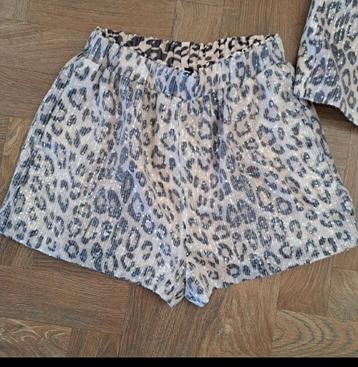 Sequin Leopard Short in maat Xs Nieuw van Alix The Label  beschikbaar voor biedingen