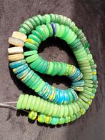 Groene kralen armband, Overige materialen, Gebruikt, Ophalen of Verzenden, Met bedels of kralen