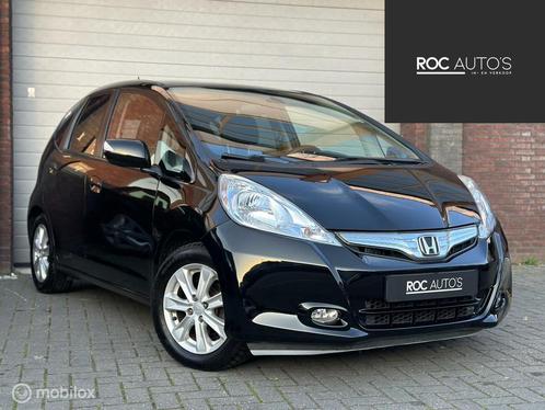 Honda Jazz 1.4 Hybrid Exclusive | Leder | Airco | Panorama, Auto's, Honda, Bedrijf, Te koop, Jazz, ABS, Airbags, Airconditioning