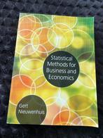 Statistics for Business Economics - Gert Nieuwenhuis, Boeken, Studieboeken en Cursussen, Ophalen of Verzenden, Beta, Zo goed als nieuw