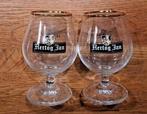 2x Hertog Jan bier glazen, Ophalen of Verzenden, Zo goed als nieuw, Bierglas