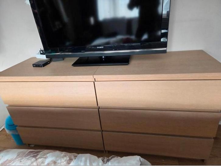 IKEA Malm Ladekast - 3 Lades, Huis en Inrichting, Kasten | Dressoirs, Gebruikt, 50 tot 100 cm, 25 tot 50 cm, Met lade(s), Overige materialen