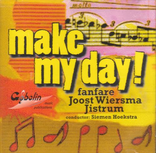 Hafabra- Make My day! - Fanfare Joost Wiersma, Jistrum, Cd's en Dvd's, Cd's | Instrumentaal, Nieuw in verpakking, Ophalen of Verzenden