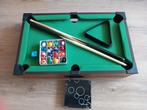 Mini pool-/biljart tafel Z.G.A.N zie foto's, Ophalen, Zo goed als nieuw