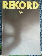 Folder van Opel Rekord, gedrukt aug. 1980, Ophalen of Verzenden, Nieuw, Opel