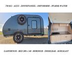 Teardrop Mini caravan full options 750 kg NIEUW, Caravans en Kamperen, Caravans, Overige merken, Particulier, Lengtebed, 500 - 750 kg