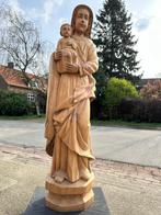 Prachtig Houten Maria Beeld Hoogte 156 CM !, Antiek en Kunst, Antiek | Religie, Ophalen
